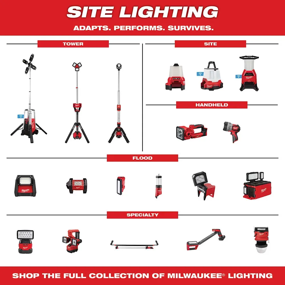 Milwaukee Pre-Sale Pre-Sale 2357-20 M18 18V PACKOUT 3000 Lumen Multi-Directional Light/Charger
