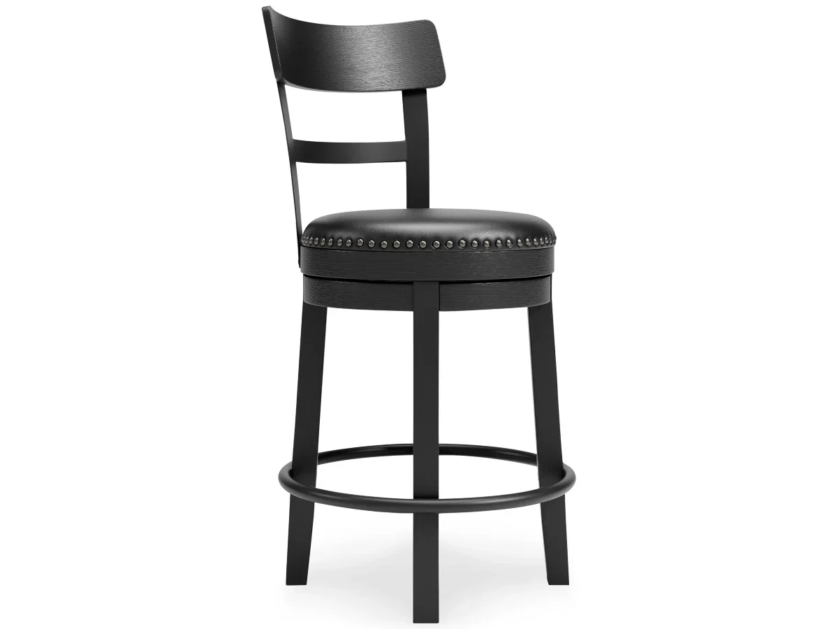 Valebeck Counter Height Upholstered Swivel