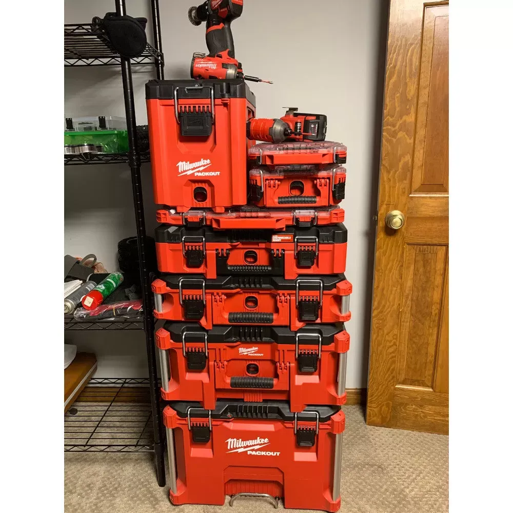 Milwaukee 48-22-8422 PACKOUT Heavy Duty Impact Resistant Compact Tool Box