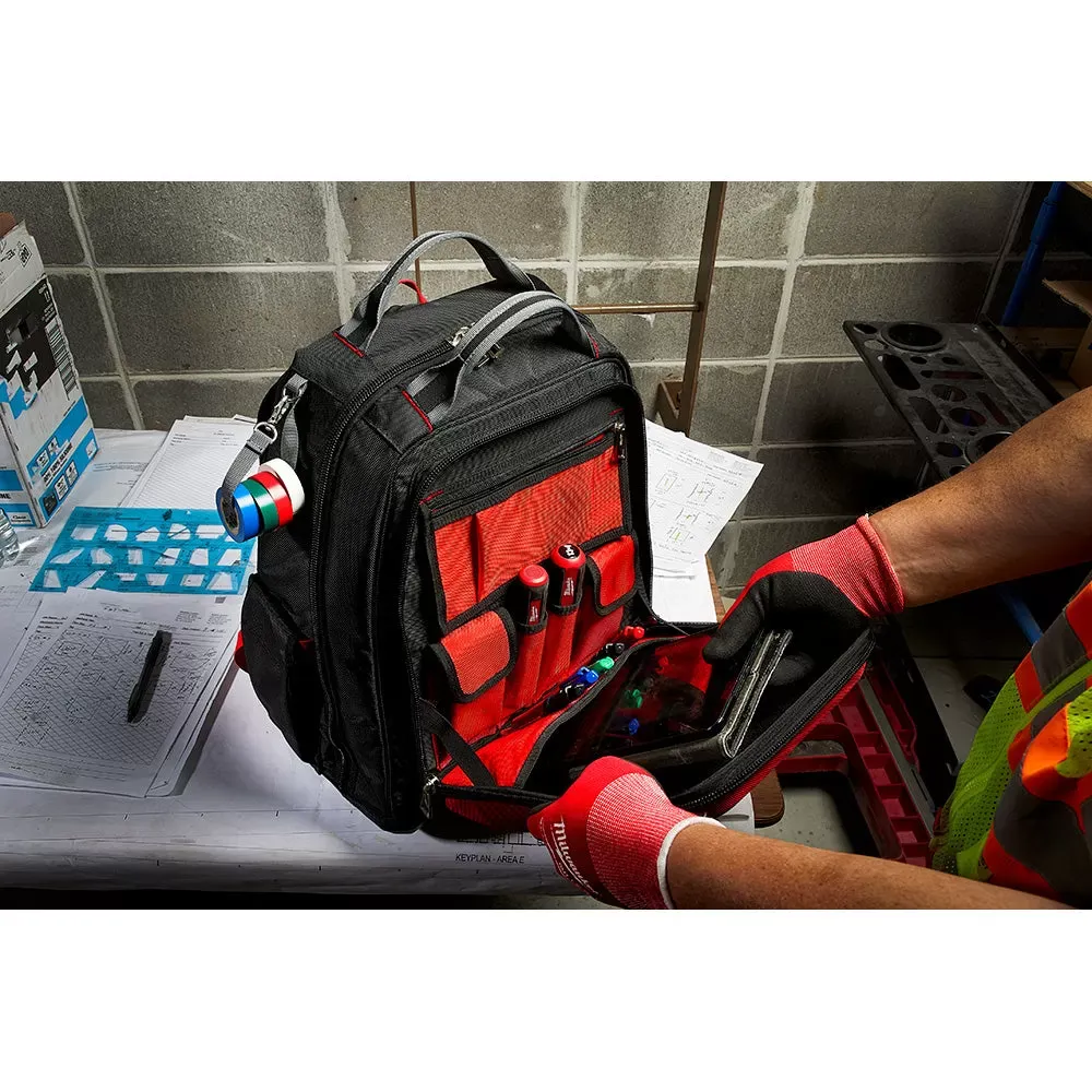 Milwaukee 48-22-8301 48-Pocket Tear-Resistant PACKOUT Modular Storage Backpack