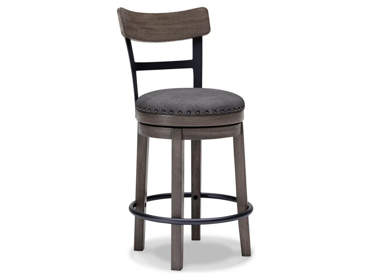 Valebeck Counter Height Upholstered Swivel
