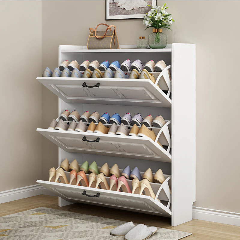 💝Last Day For Clearance💝Wall Hidden Shoe Cabinet - Conceal Your Shoes in Style! 🚪👠