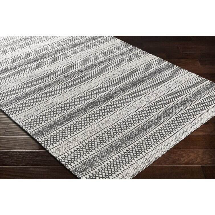 Capen Cotton Charcoal/Cream Rug