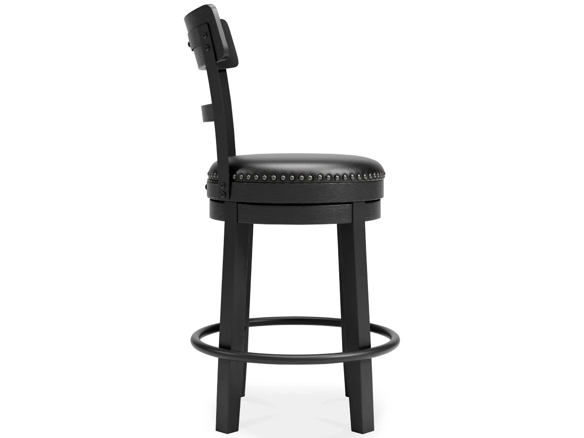 Valebeck Counter Height Upholstered Swivel