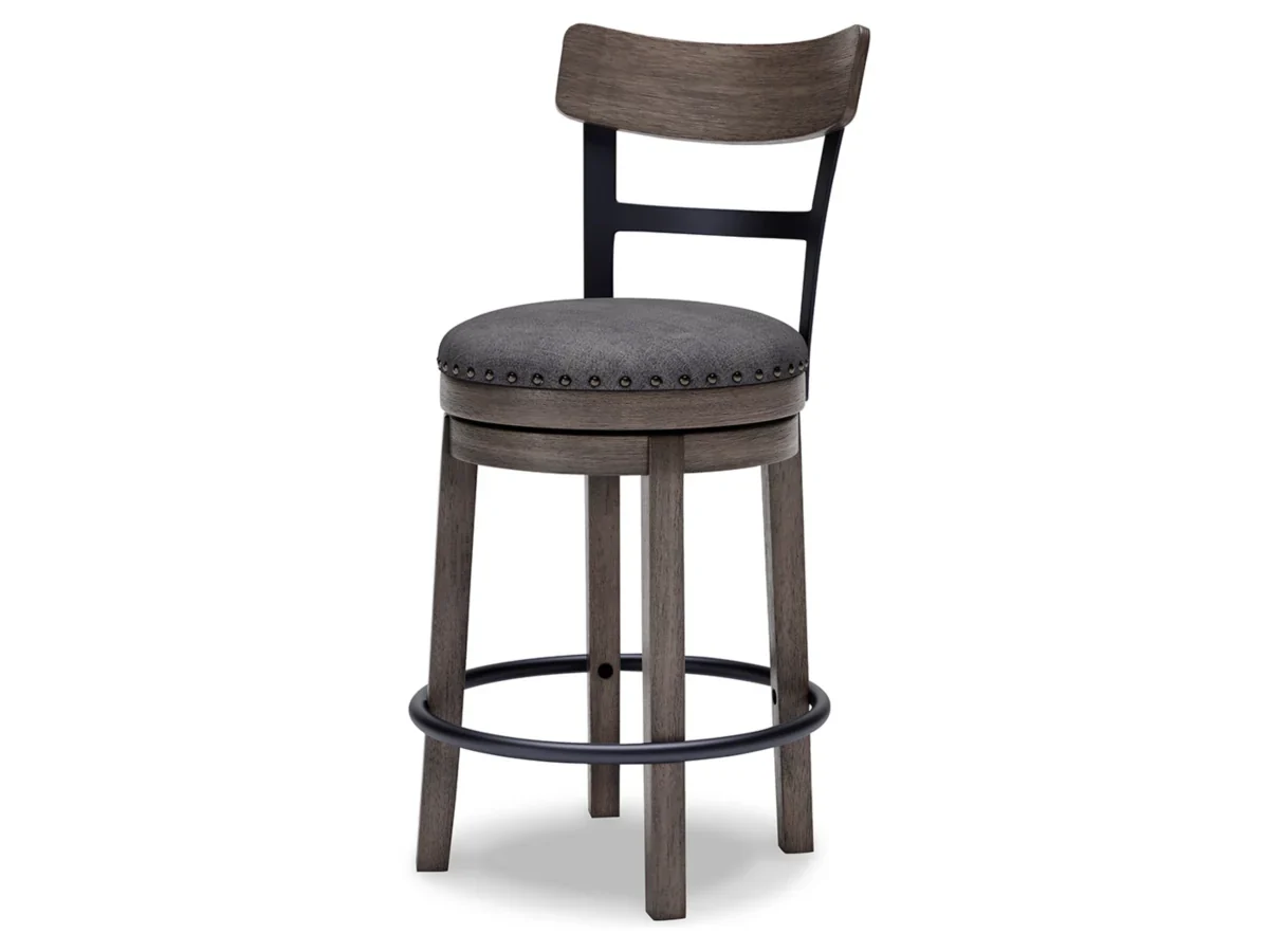 Valebeck Counter Height Upholstered Swivel