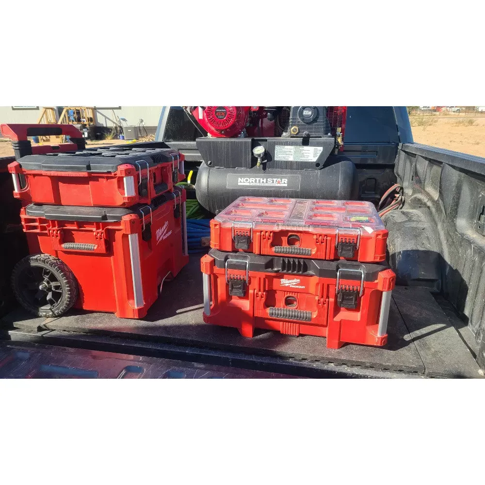 Milwaukee Pre-Sale 48-22-8426 250-Pound Capacity Polymer Packout Rolling Tool Box