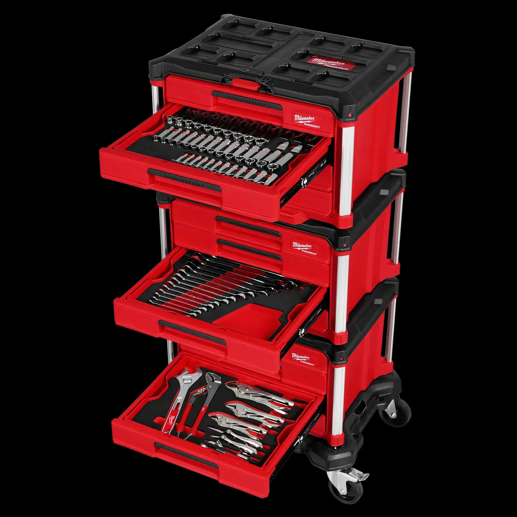 π₯π₯π₯2024 New Super Sale 366-pc Master Mechanics Hand Tool Set with PACKOUTTM Drawers and Dolly