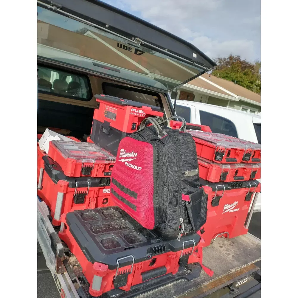 Milwaukee 48-22-8301 48-Pocket Tear-Resistant PACKOUT Modular Storage Backpack