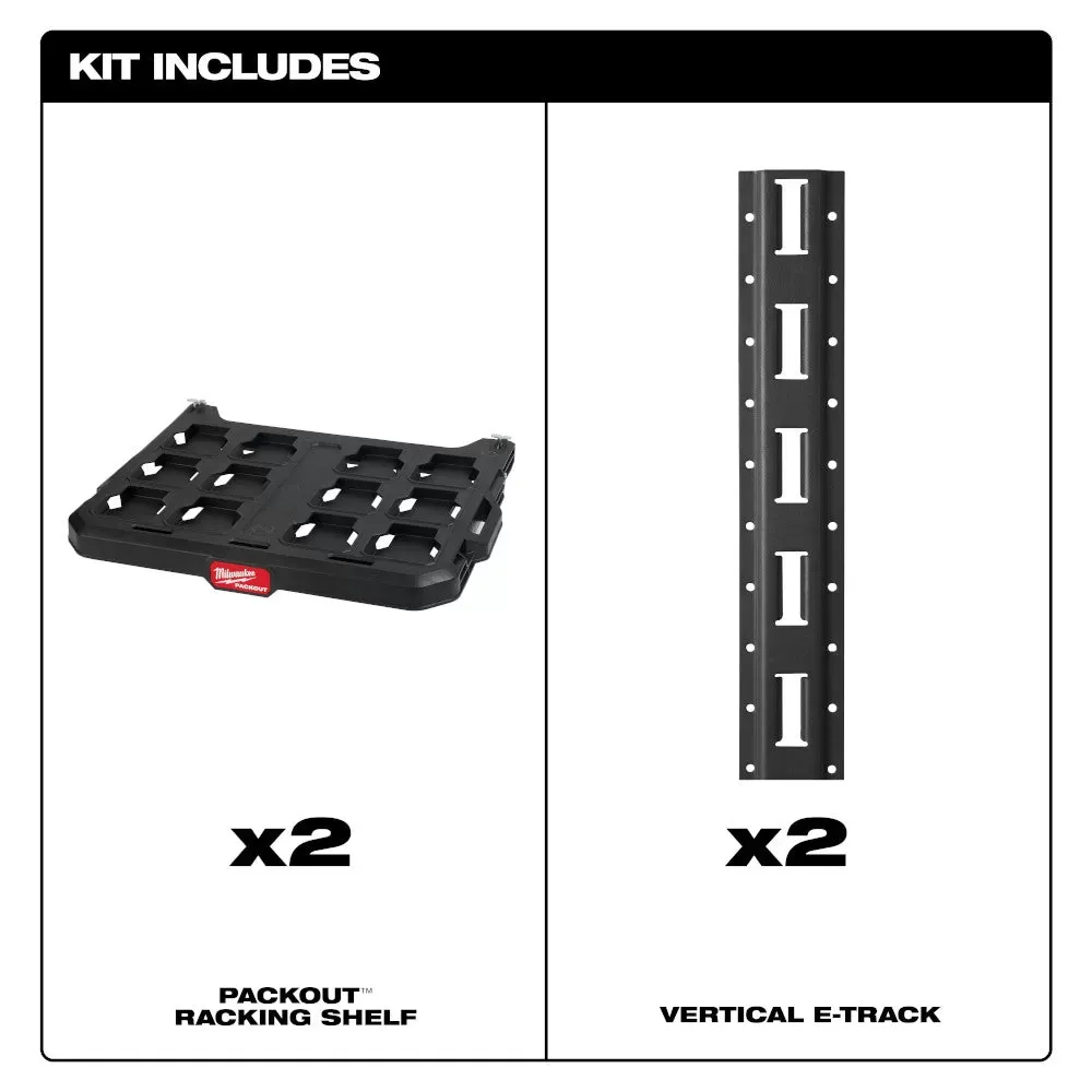 Milwaukee 48-22-8480 PACKOUT Heavy Duty Racking Kit w/ 50 Pound Capacity