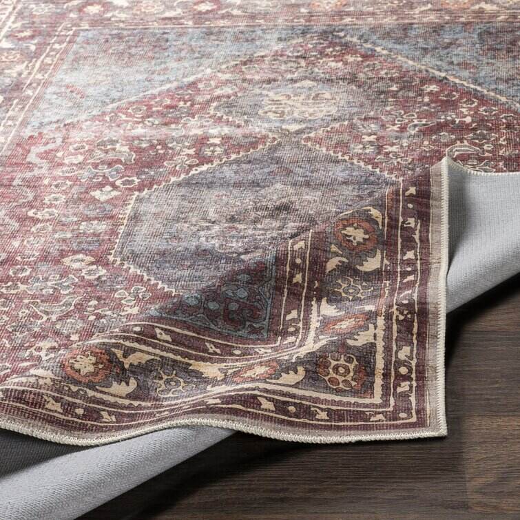 Mya Performance Red/Brown Rug