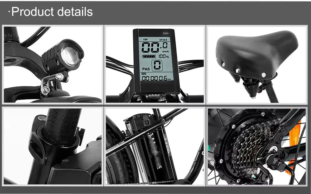 🔥Christmas Clearance Sale $39.99🔥✨Outdoor electric bike with 48V / 15AH battery✨