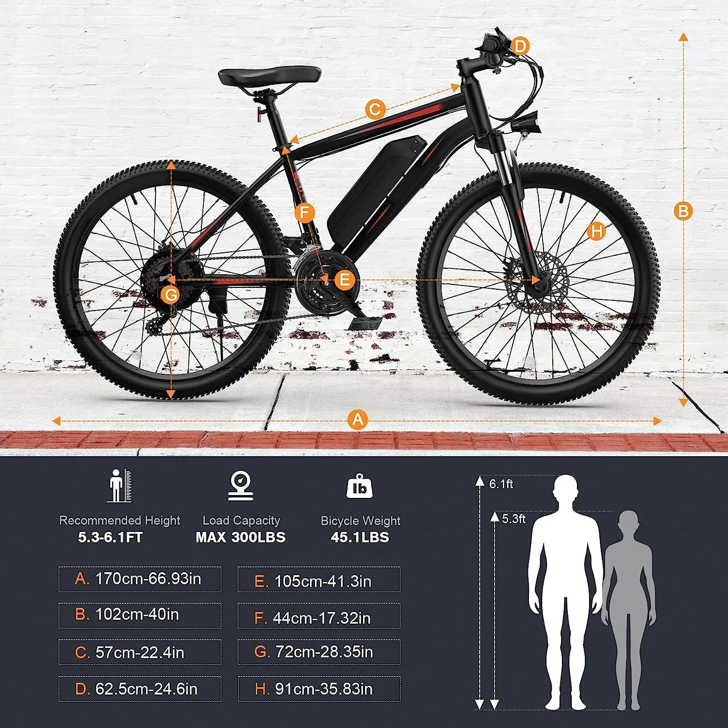 Electric Bike, Electric Bike for Adults, 26