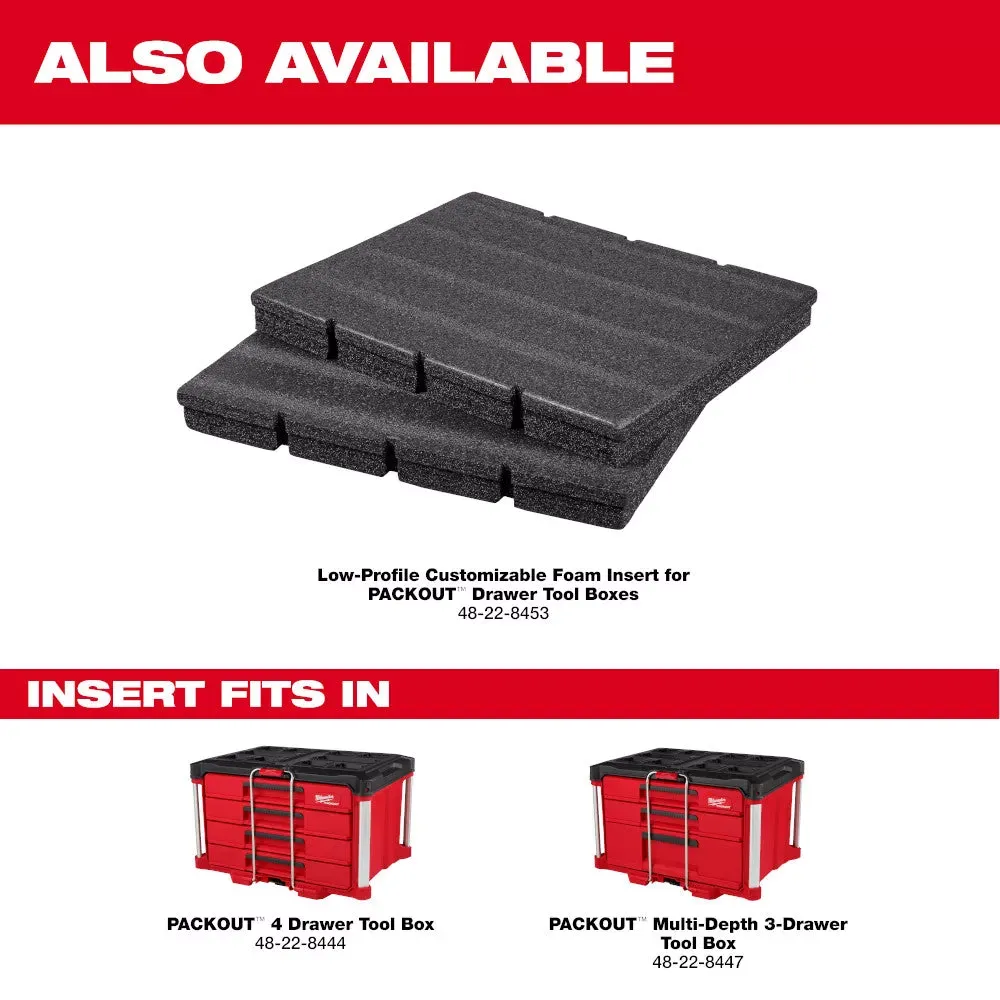 Milwaukee Pre-Sale Pre-Sale 48-22-8447 PACKOUT Multi-Depth 3-Drawer Tool Box