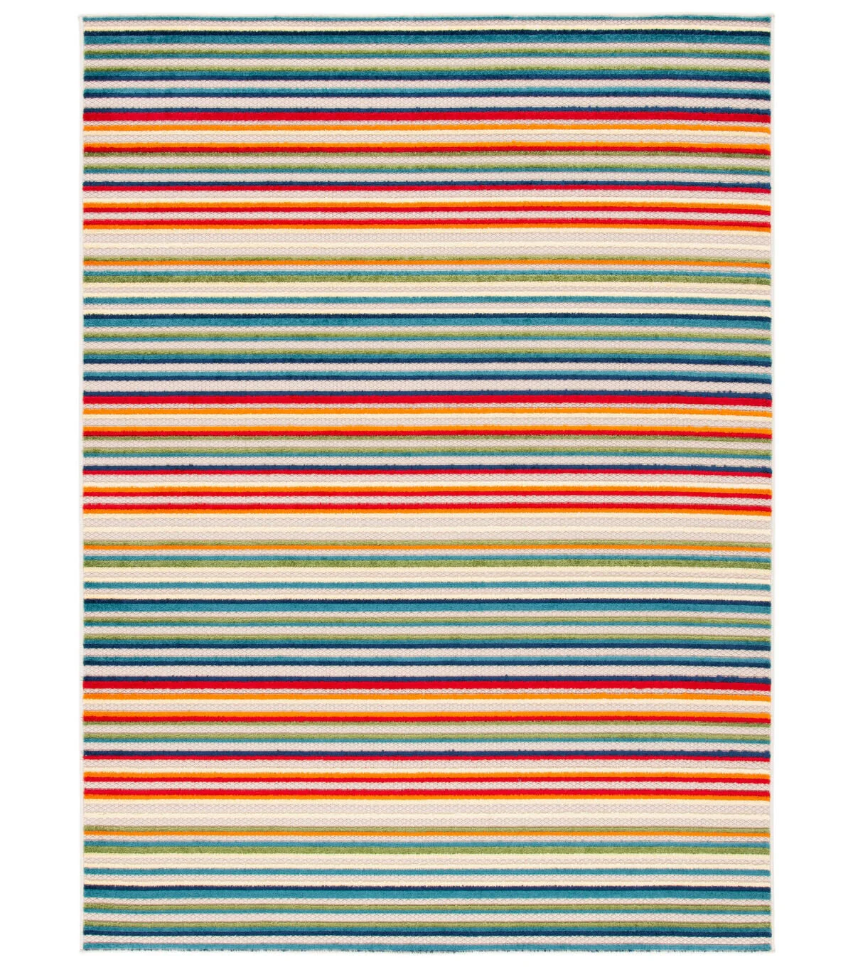 Safavieh Cabana CBN323 3' X 5' Ivory & Green Outdoor Rug