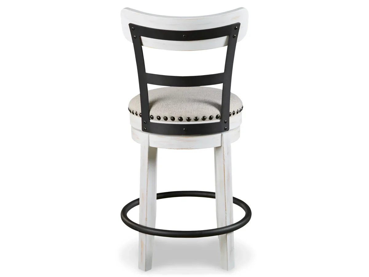 Valebeck Counter Height Upholstered Swivel