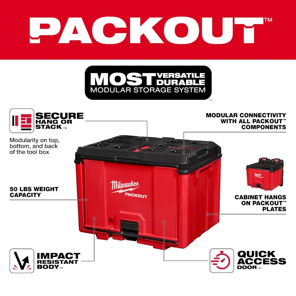 Milwaukee 48-22-84CBS Shop PACKOUT Heavy Duty Cabinet / Drill Storage Kit