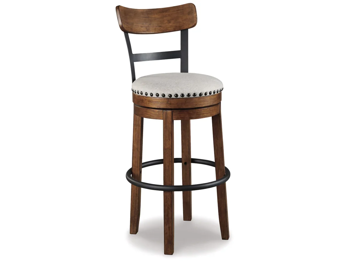 Valebeck Counter Height Upholstered Swivel