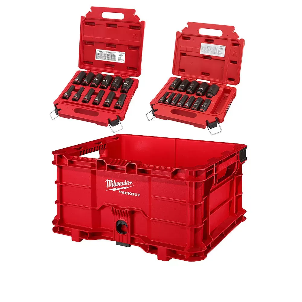 Milwaukee 48-22-8440H PACKOUT Crate w/ 1/2
