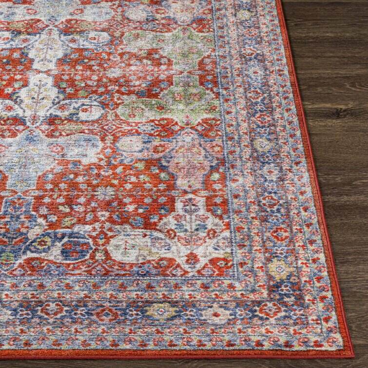 Emmie Performance Red/Navy Rug