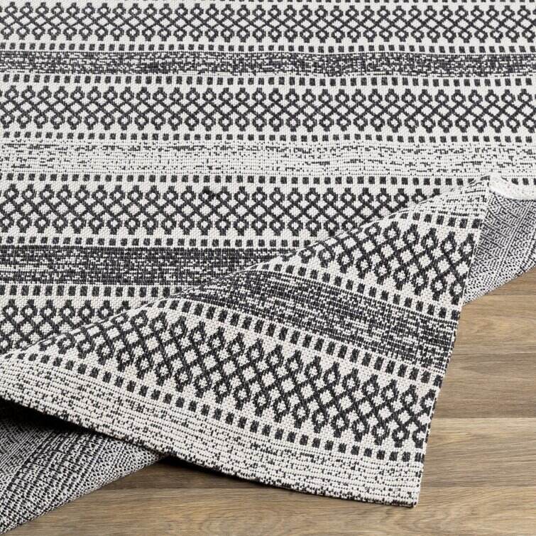 Capen Cotton Charcoal/Cream Rug