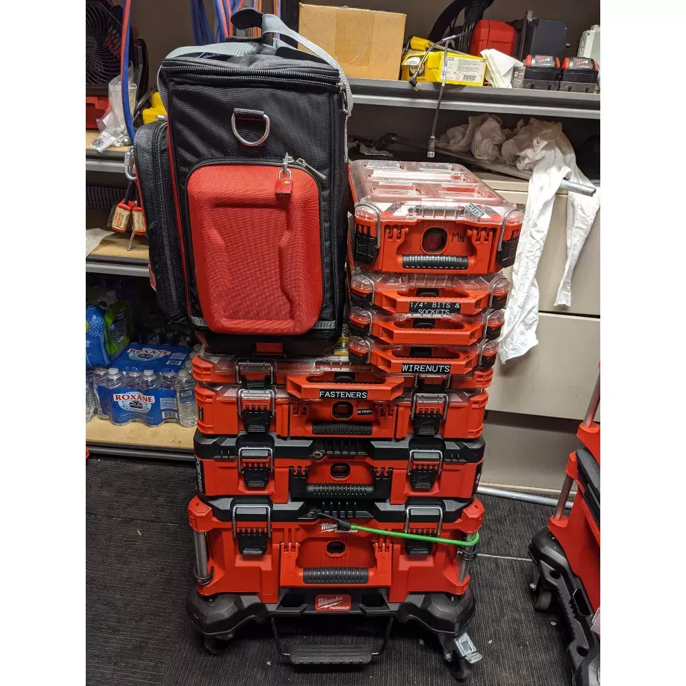 Milwaukee 48-22-8300 58-Pocket PACKOUT Modular Storage Tech Tool Bag
