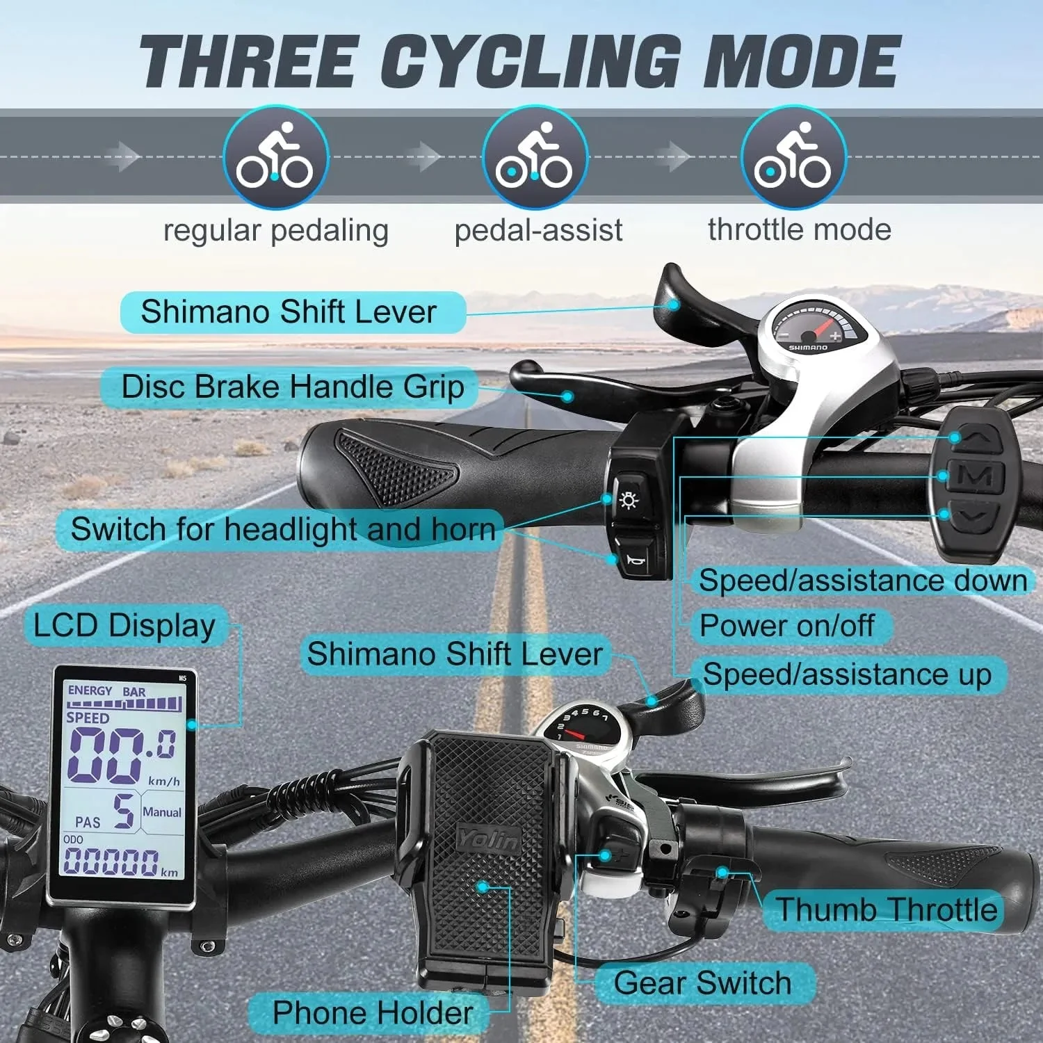 ✨PHILODO Electric Bike for Adults