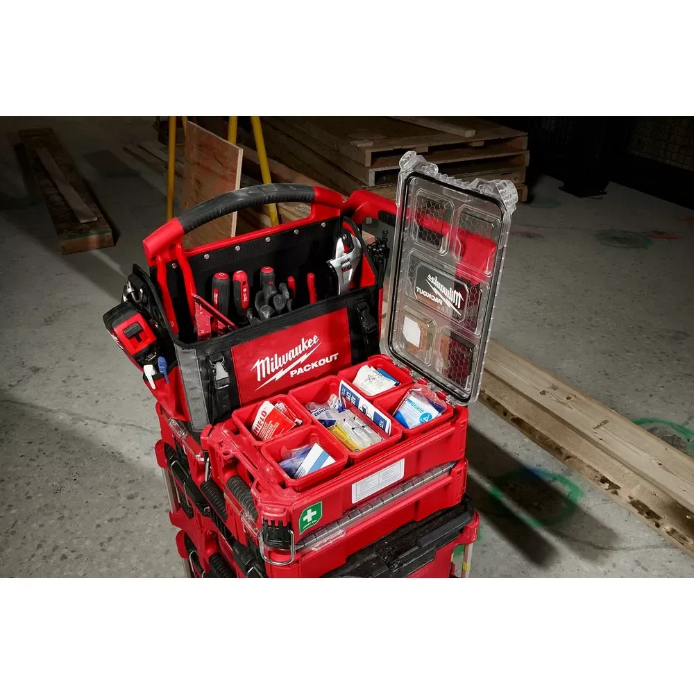 Milwaukee 48-73-8435CB Class A Type 3 PACKOUT First Aid KIT w/ PACKOUT Organizer