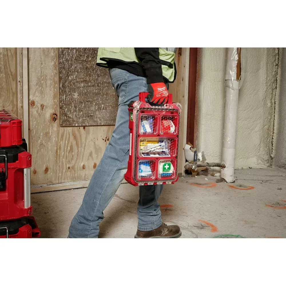 Milwaukee 48-73-8435CB Class A Type 3 PACKOUT First Aid KIT w/ PACKOUT Organizer