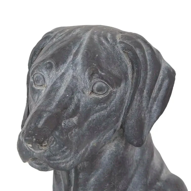 A charming Labrador dog garden sculpture