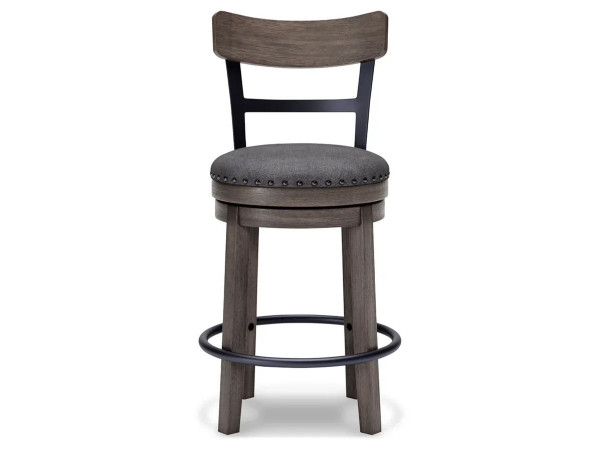 Valebeck Counter Height Upholstered Swivel