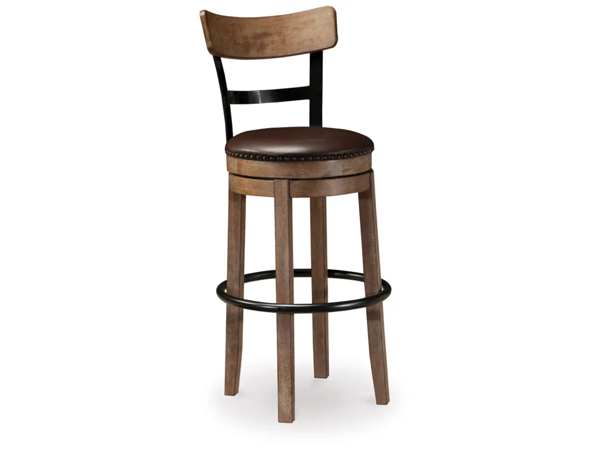Valebeck Counter Height Upholstered Swivel