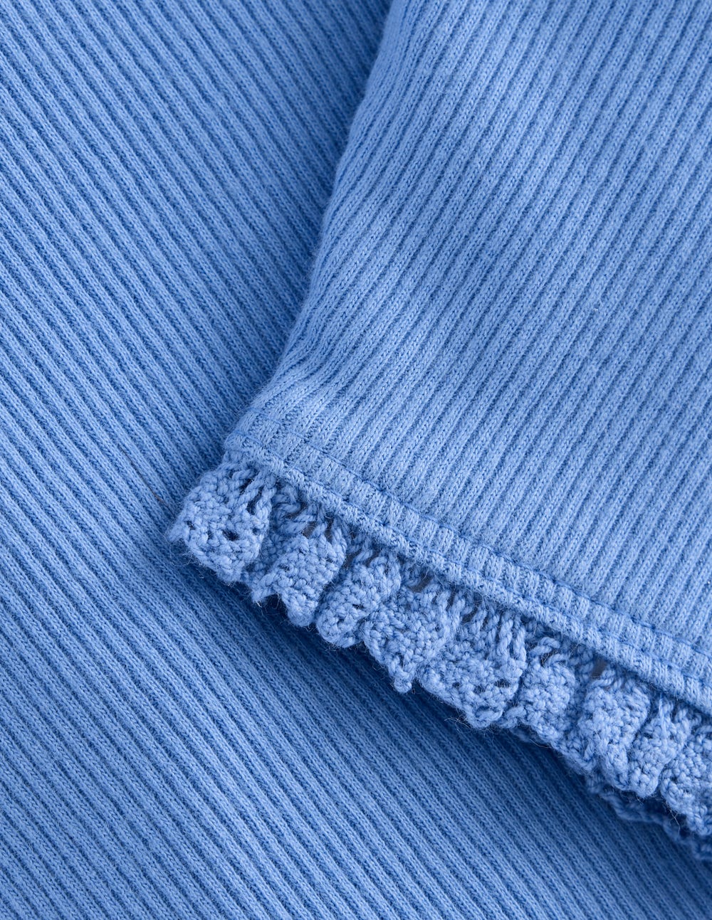 Ribbed Leggings-Forget Me Not Blue