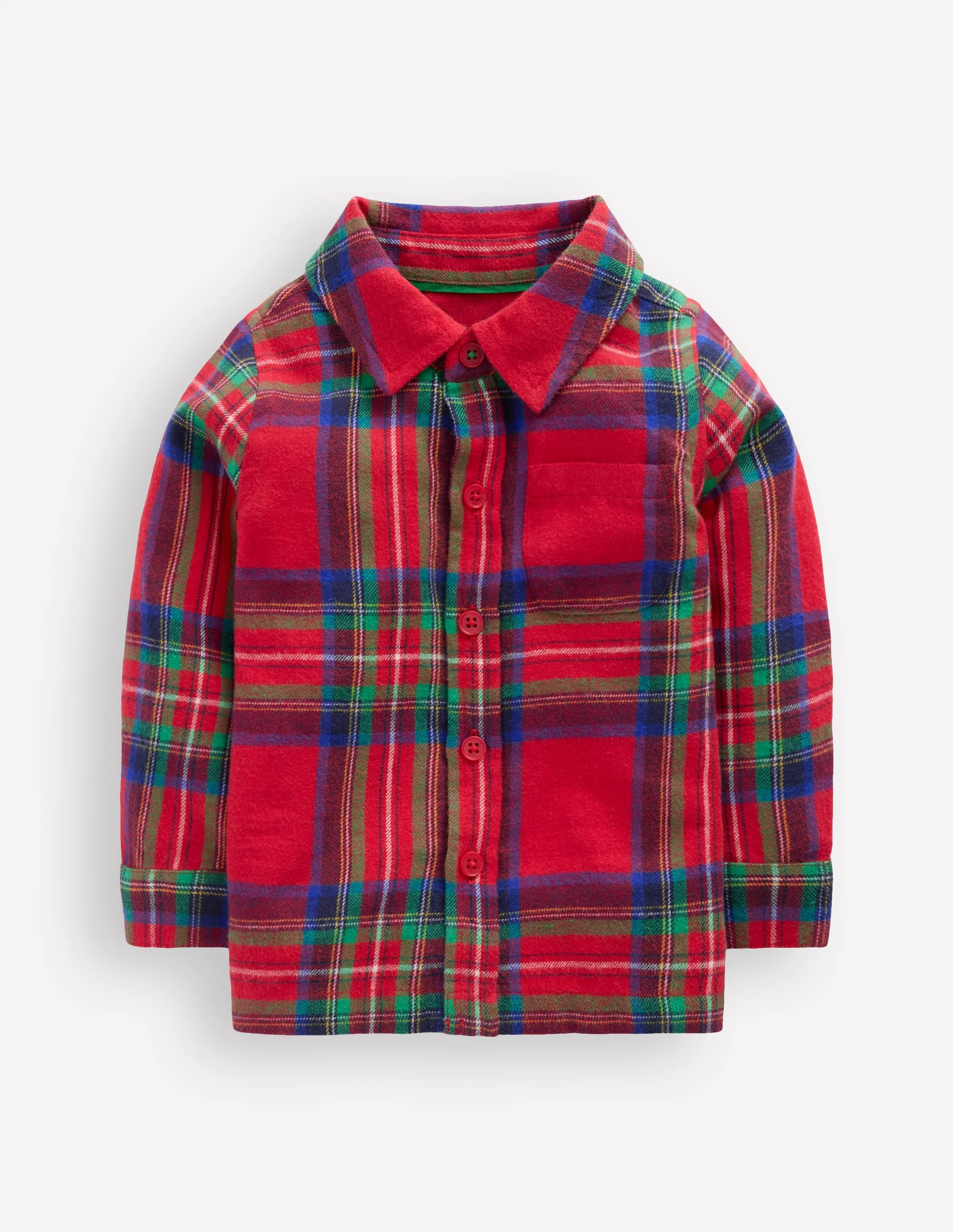 Boys Shirt-Red Check