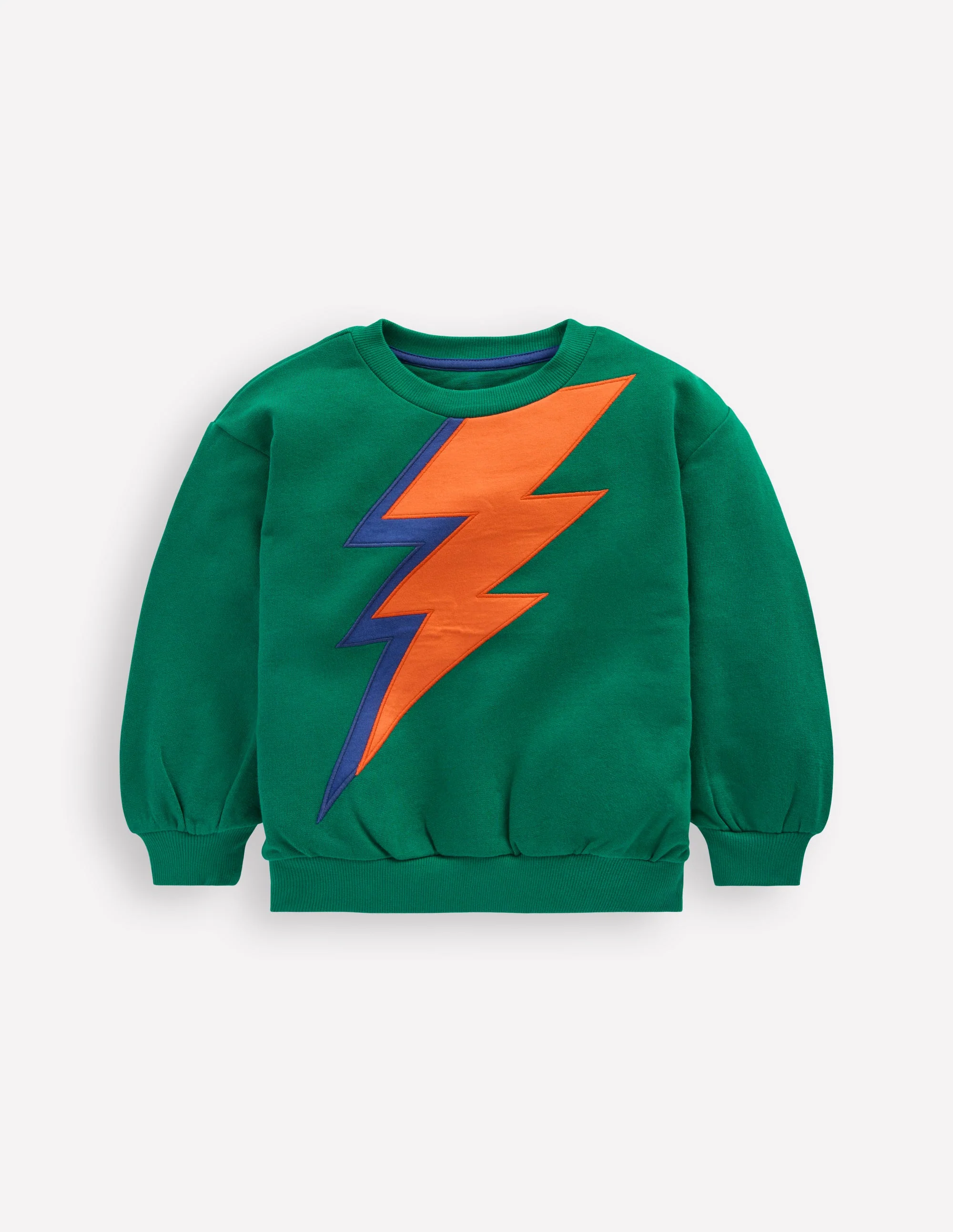 Fun Sweatshirt-Artichoke Green Lightning