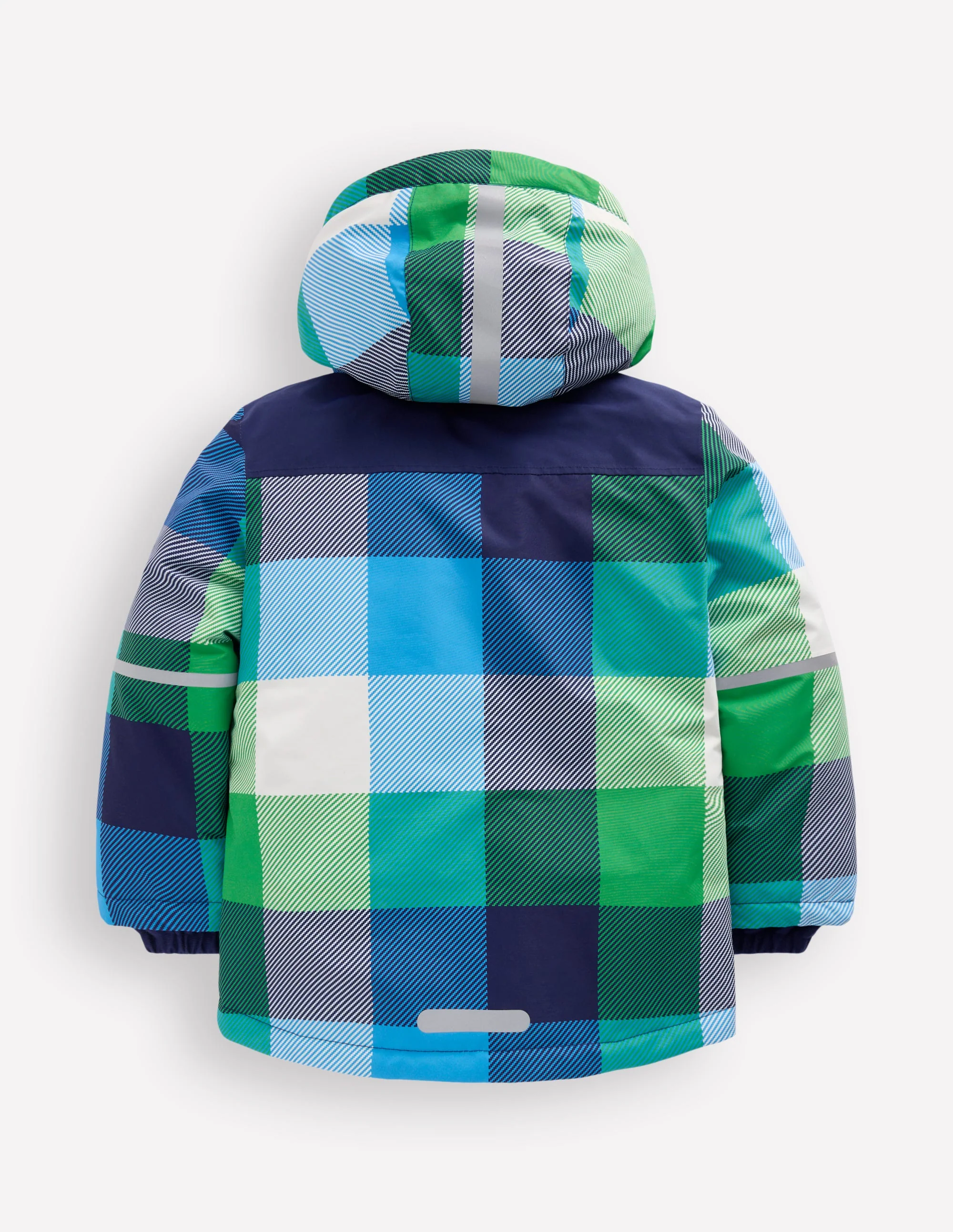 All-weather Waterproof Coat-Green Check