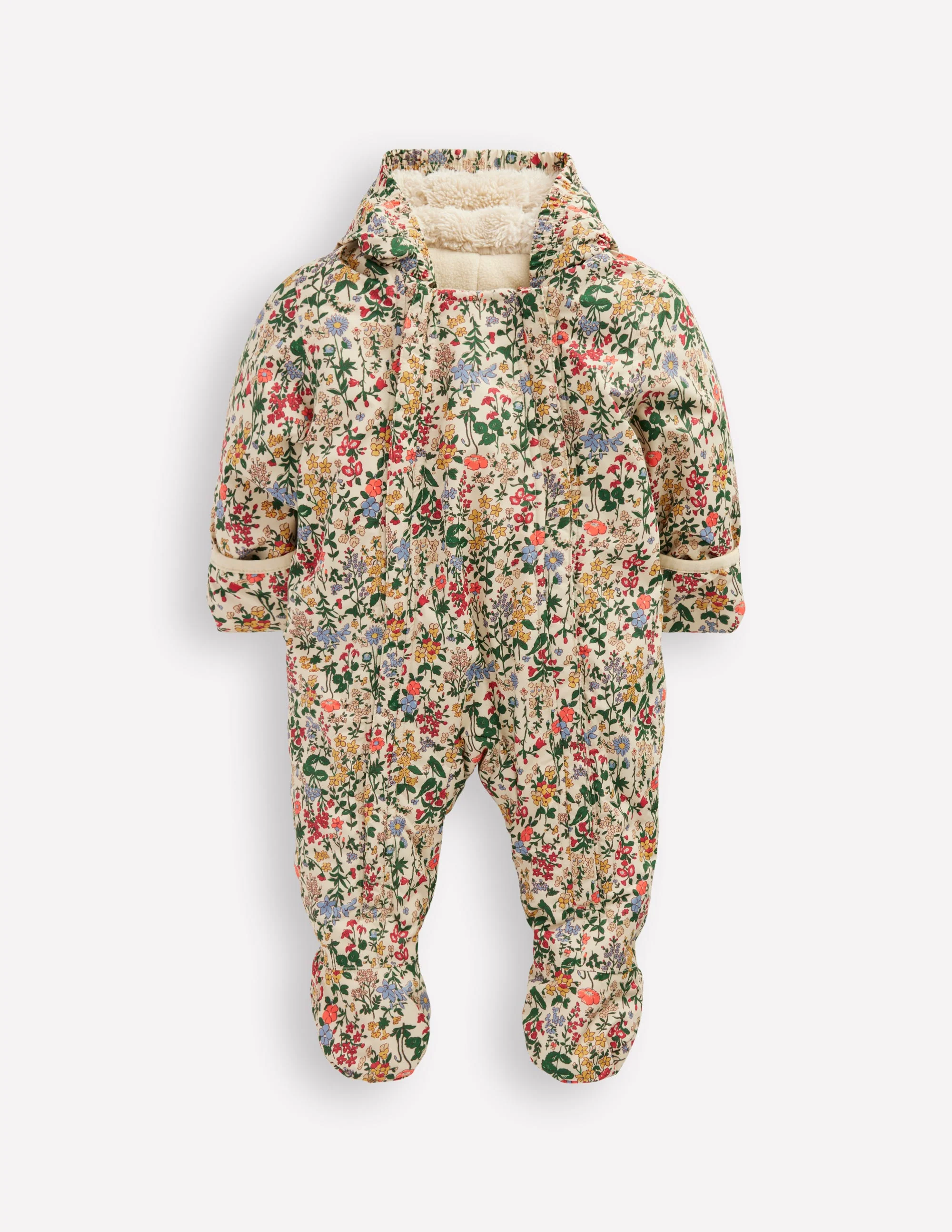 Girls Snowsuit-Multi Flower Meadow