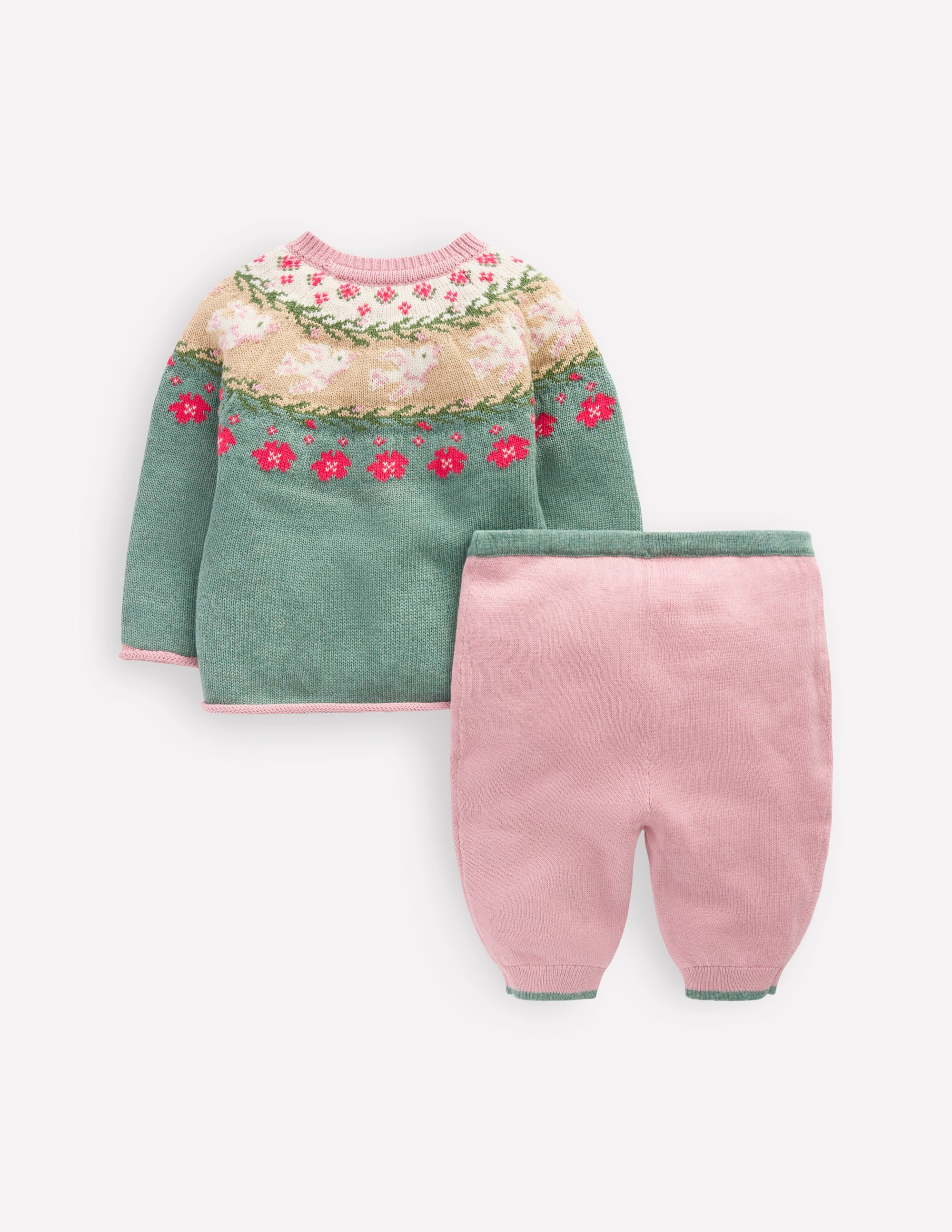 Knitted Play Set-Csarite Green Dove