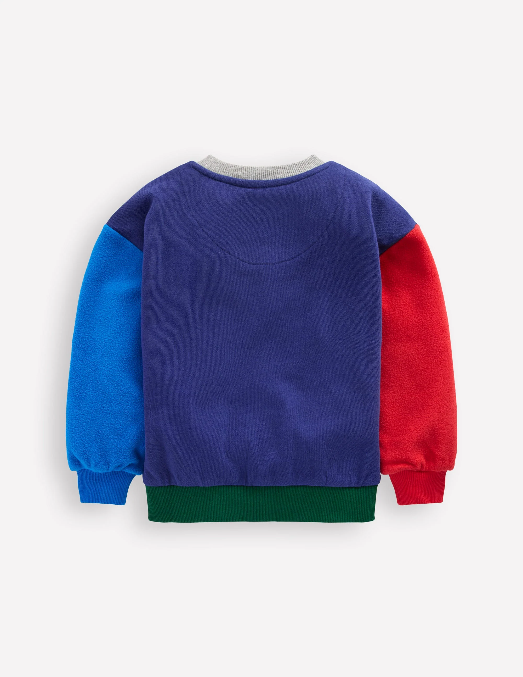 Colourblock Sweatshirt-Blue Colourblock