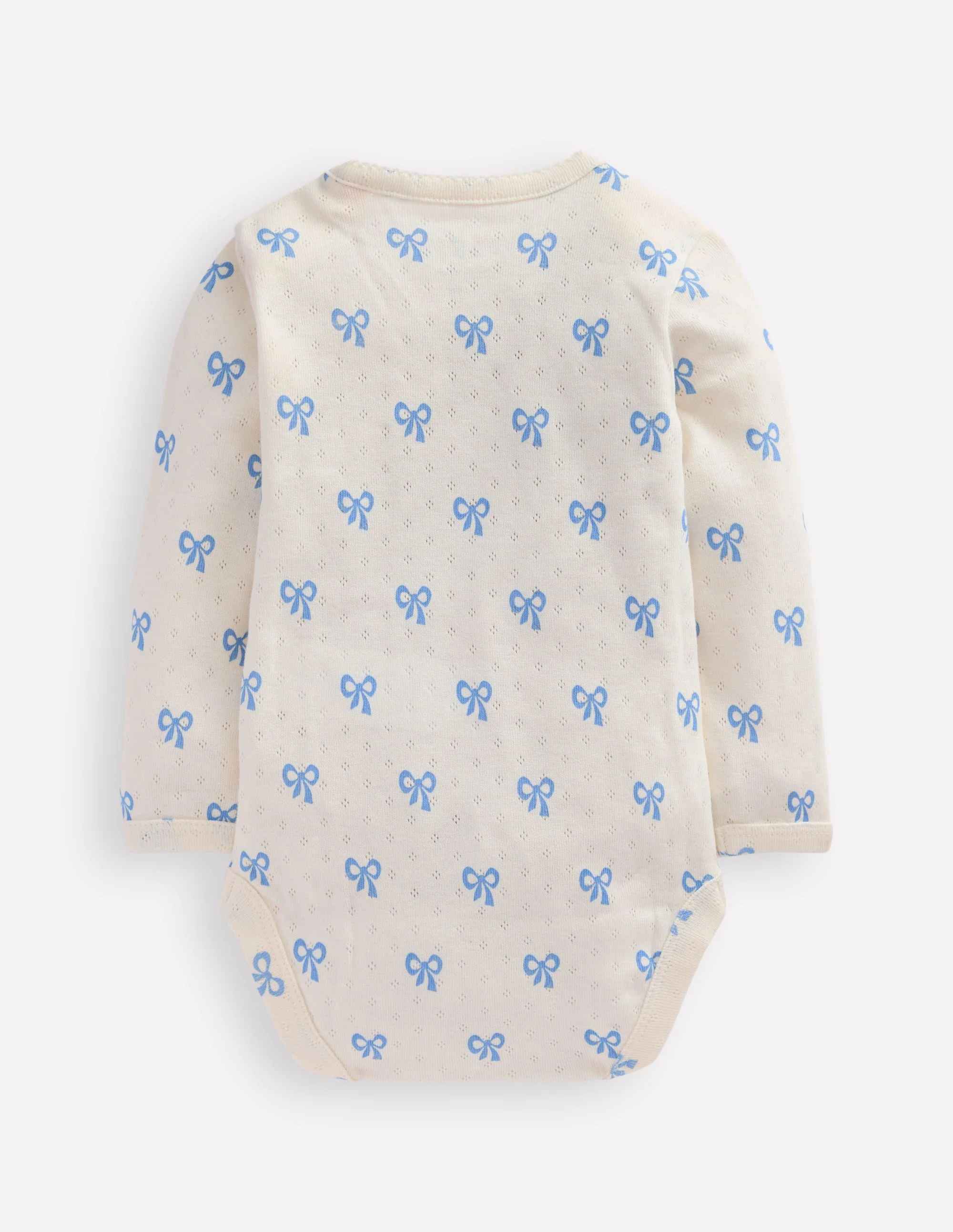 3-pack Pointelle Bodies-Soft Ivory Tiny Bows