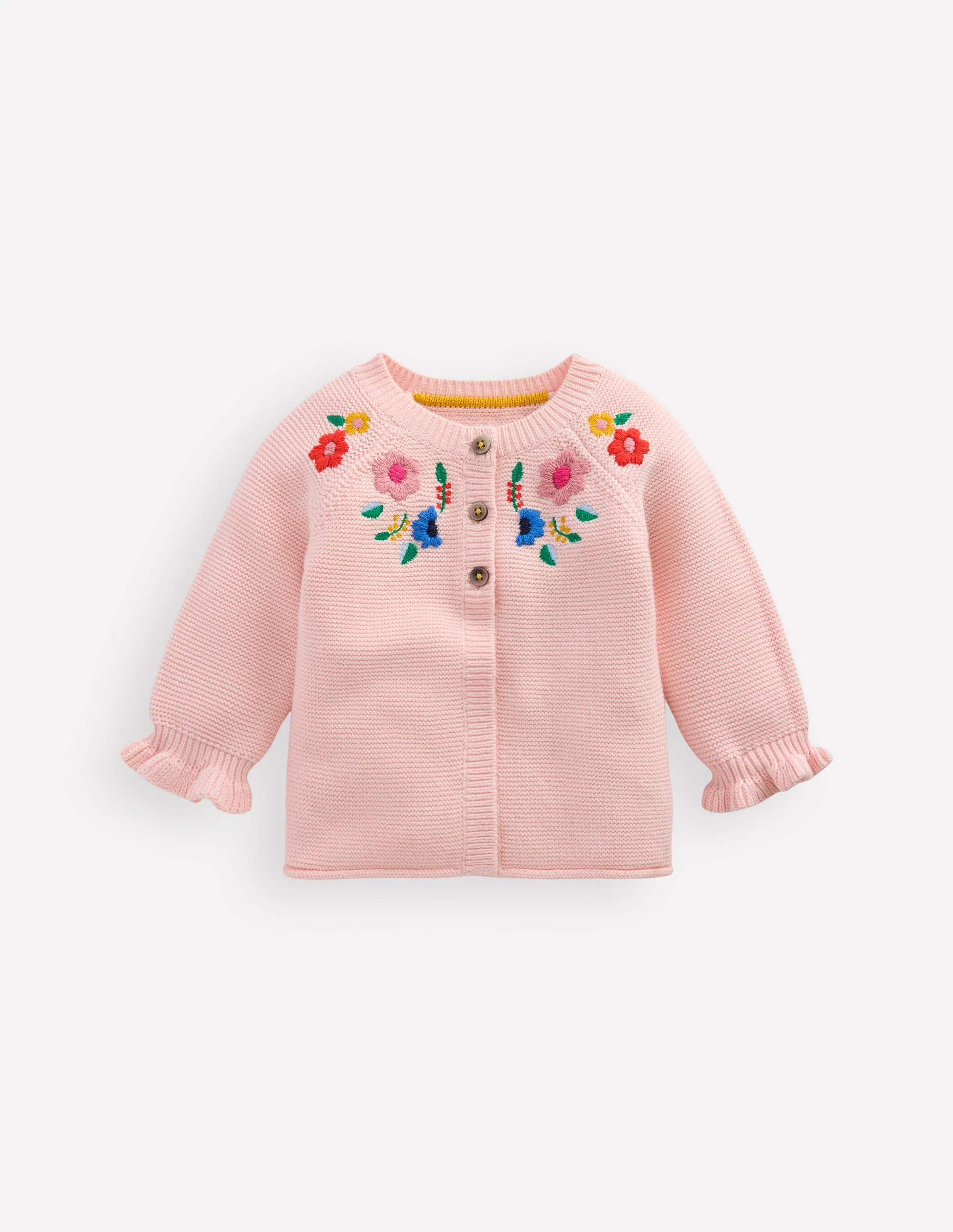 Pretty Embroidered Cardigan-Lotus