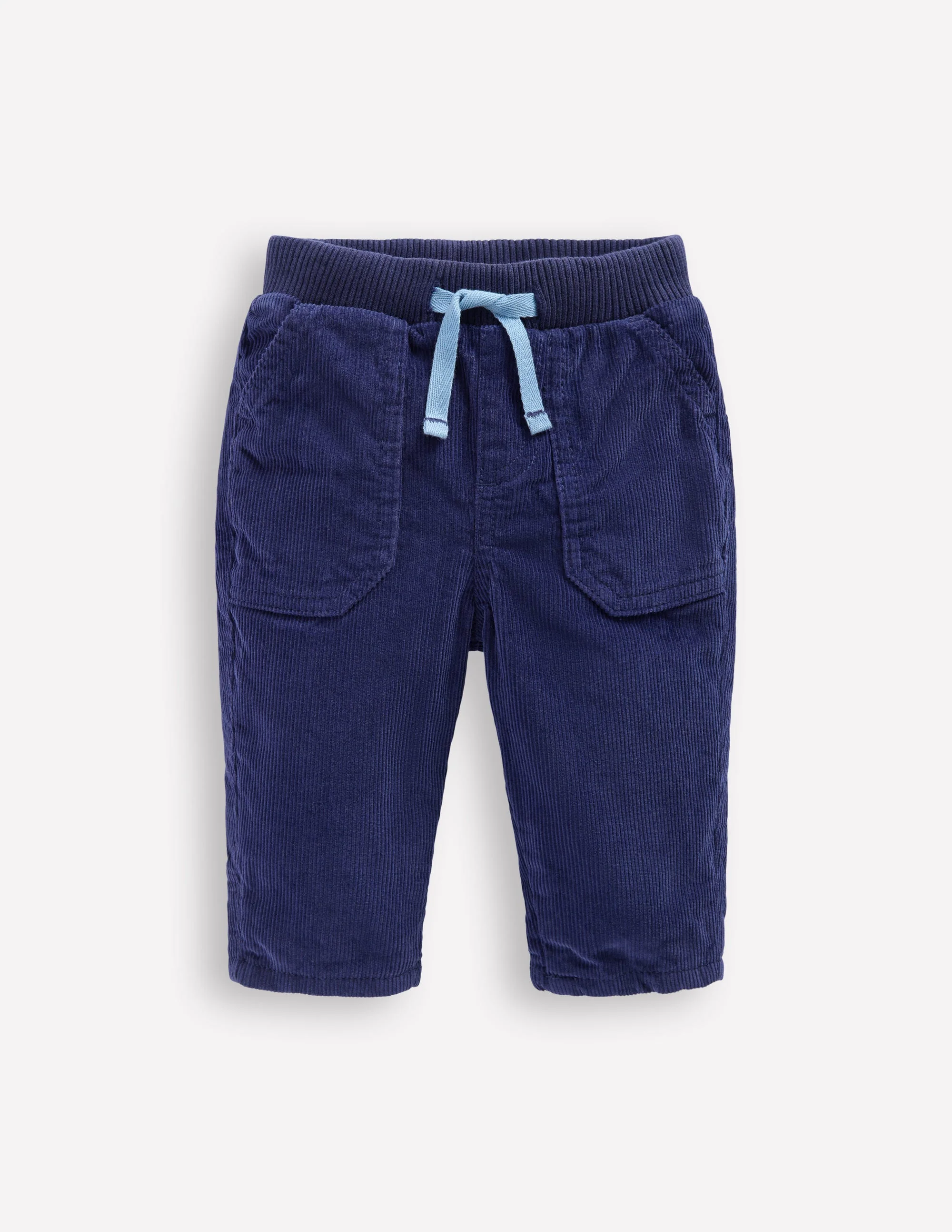 Cosy Lined Pants-Navy