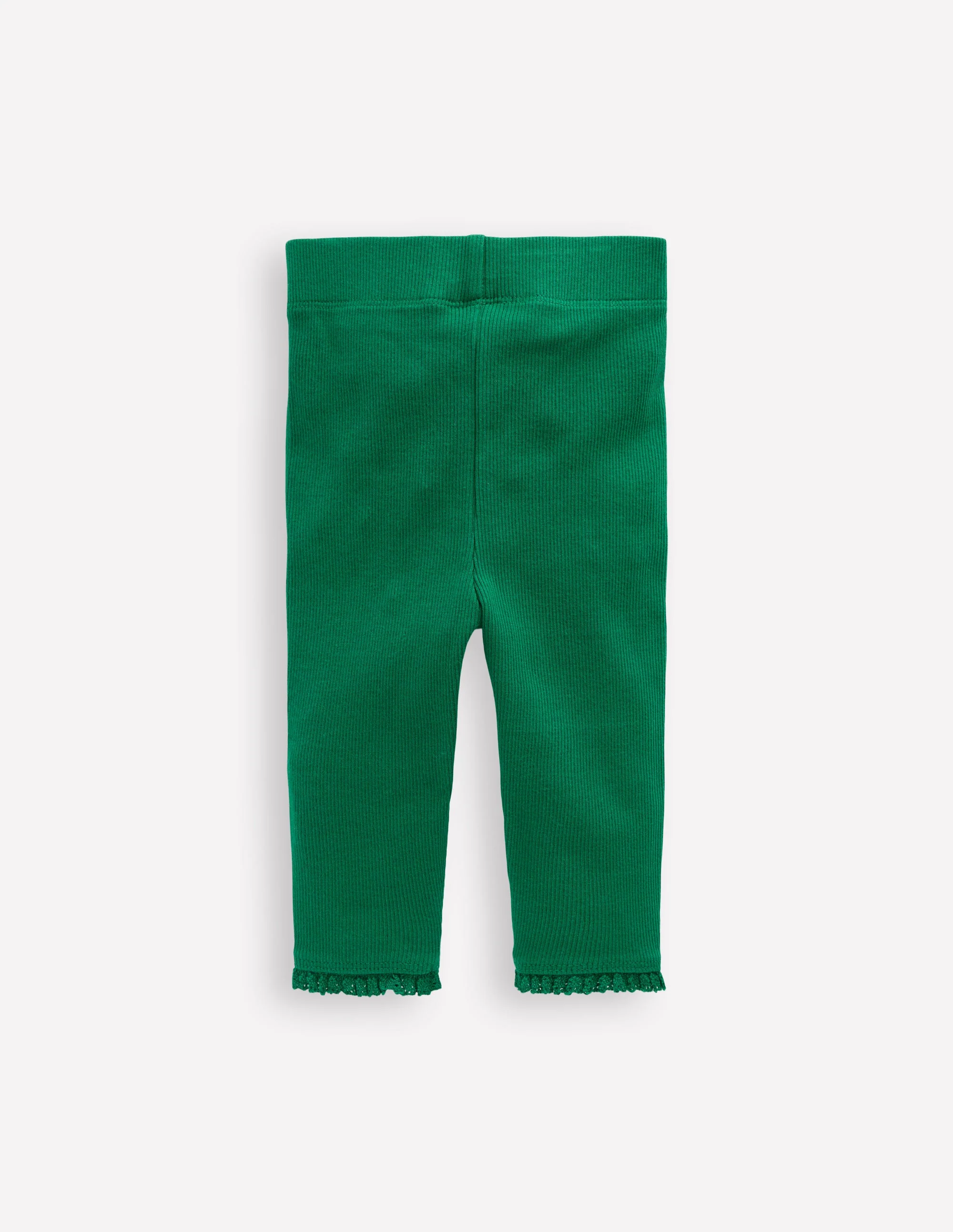 Ribbed Leggings-Jewel Green