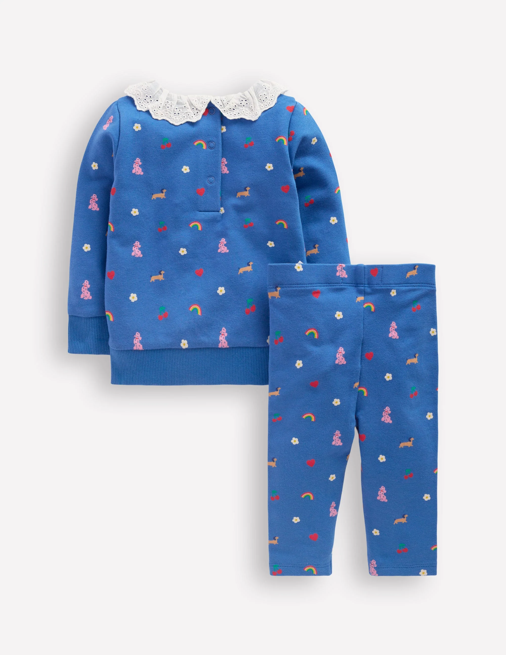 Sweatshirt Play Set-Blue Paris Print