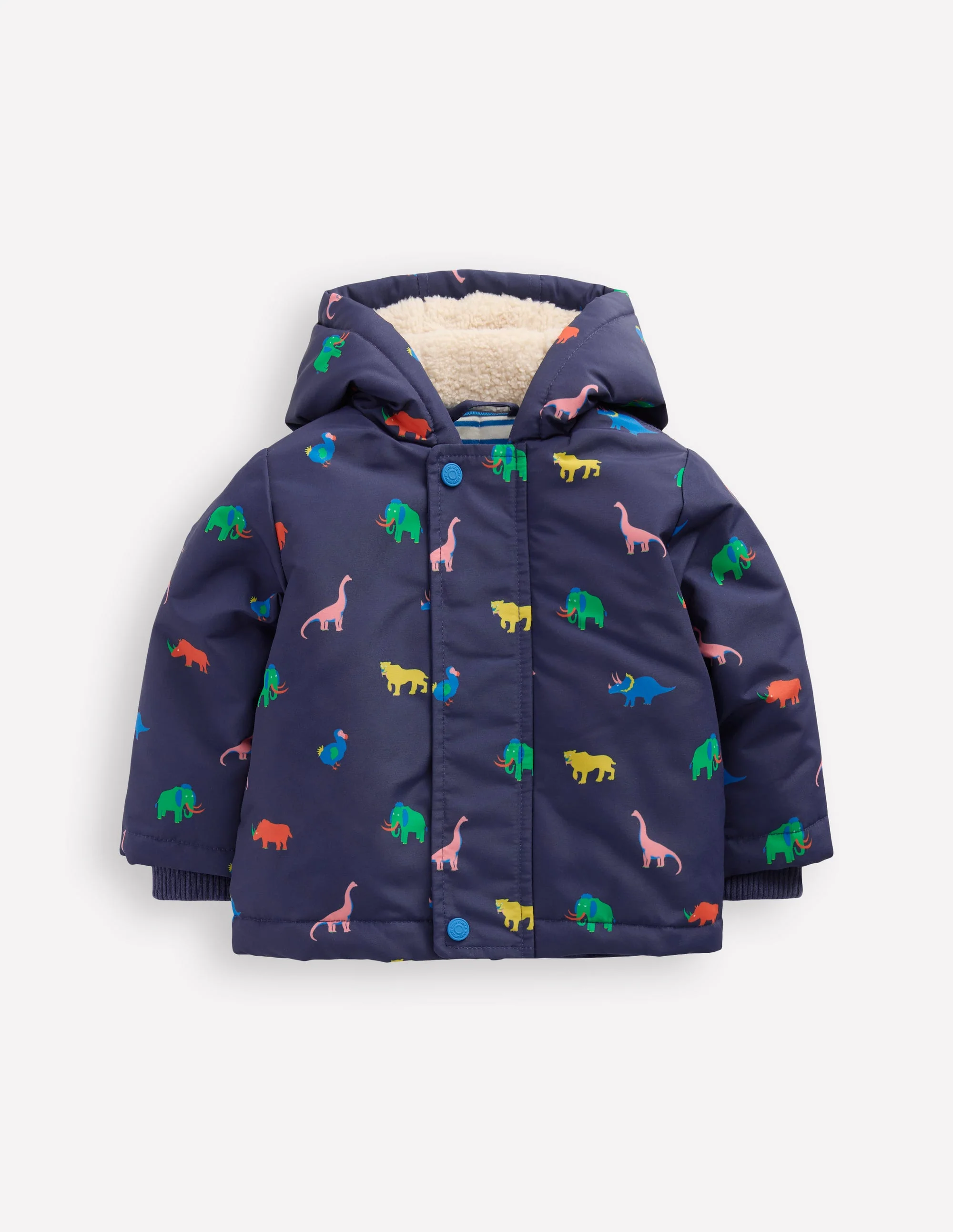 Boys 3-in-1 Coat-Navy Prehistoric Print
