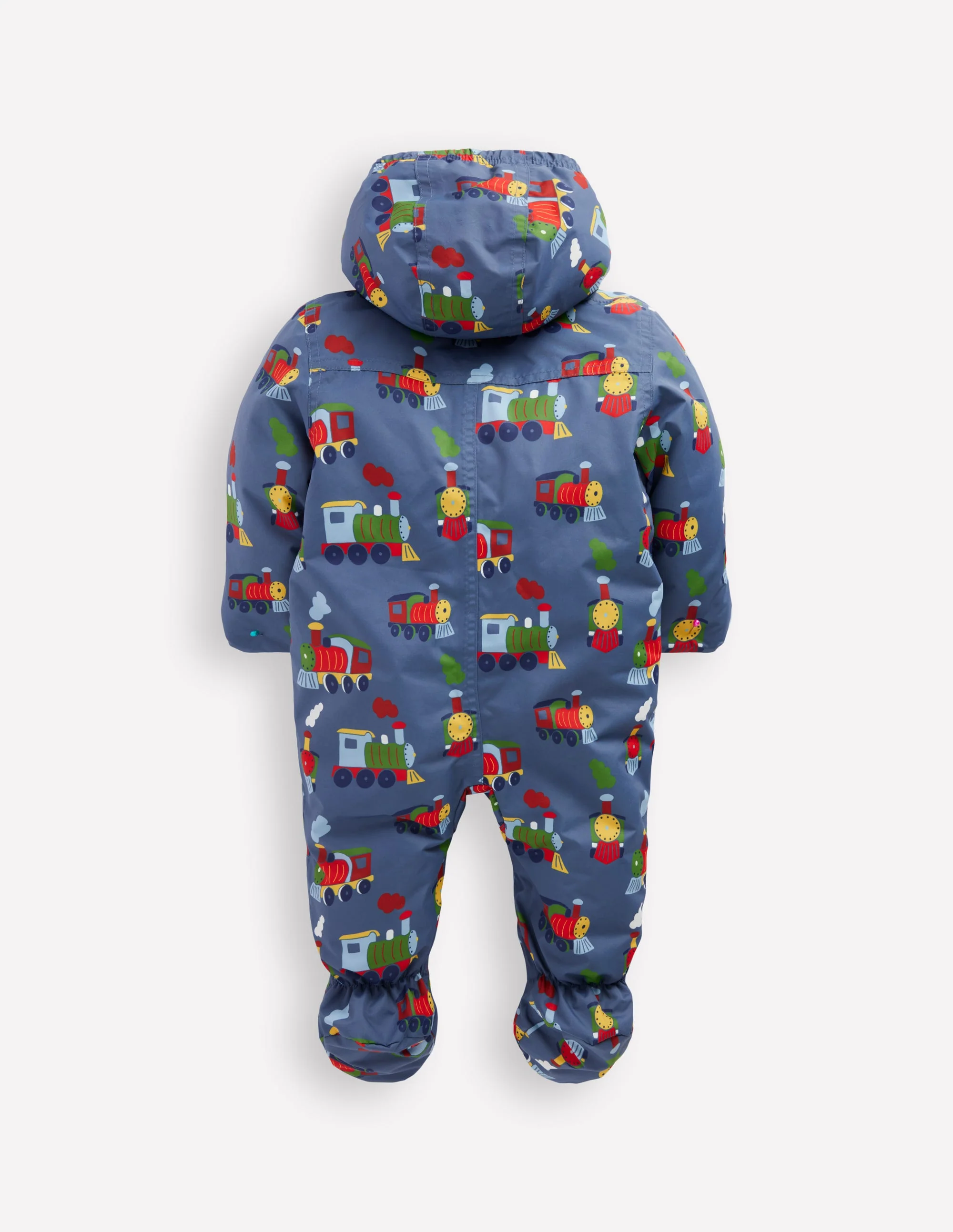 Boys Snowsuit-Blue Trains
