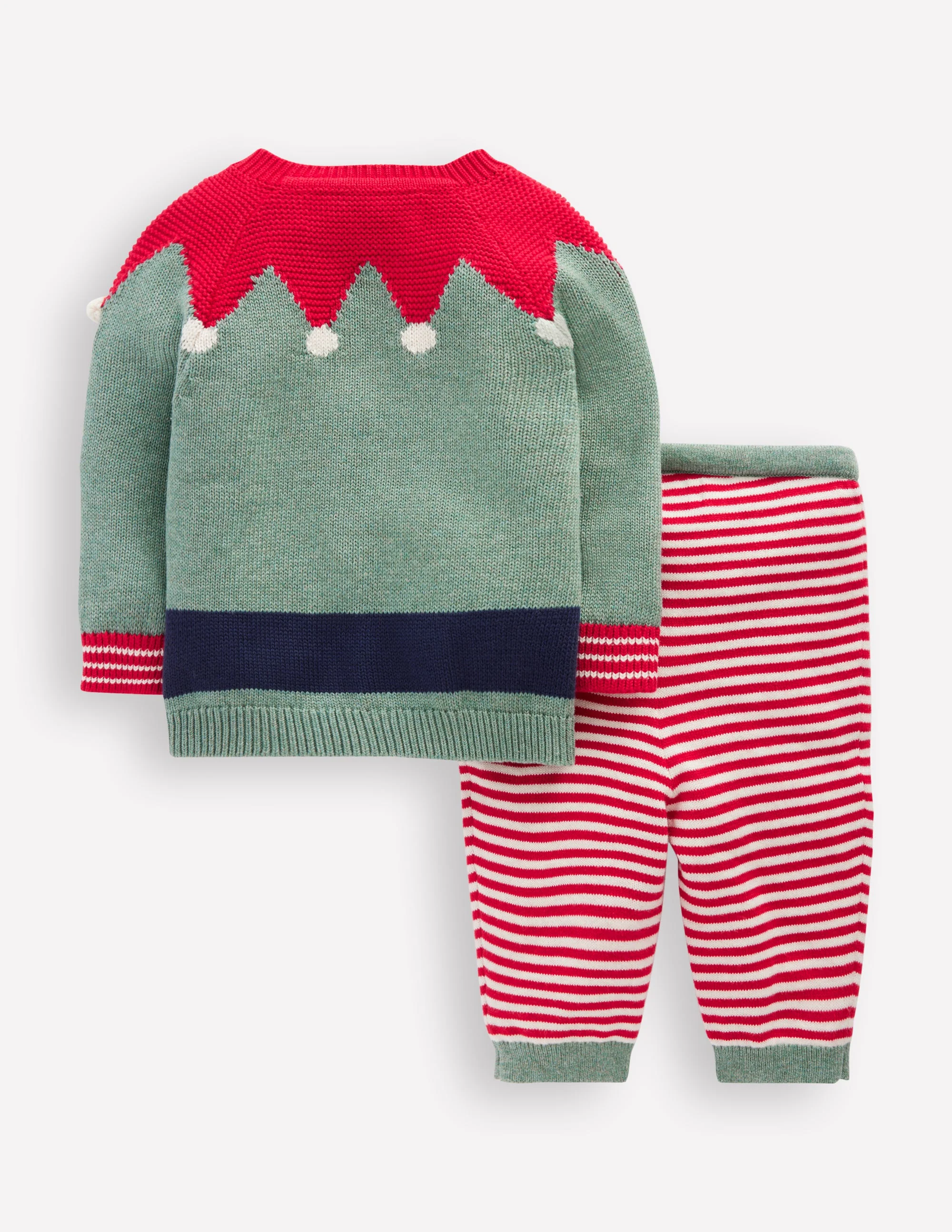 Knitted Play Set-Csarite Green Elf