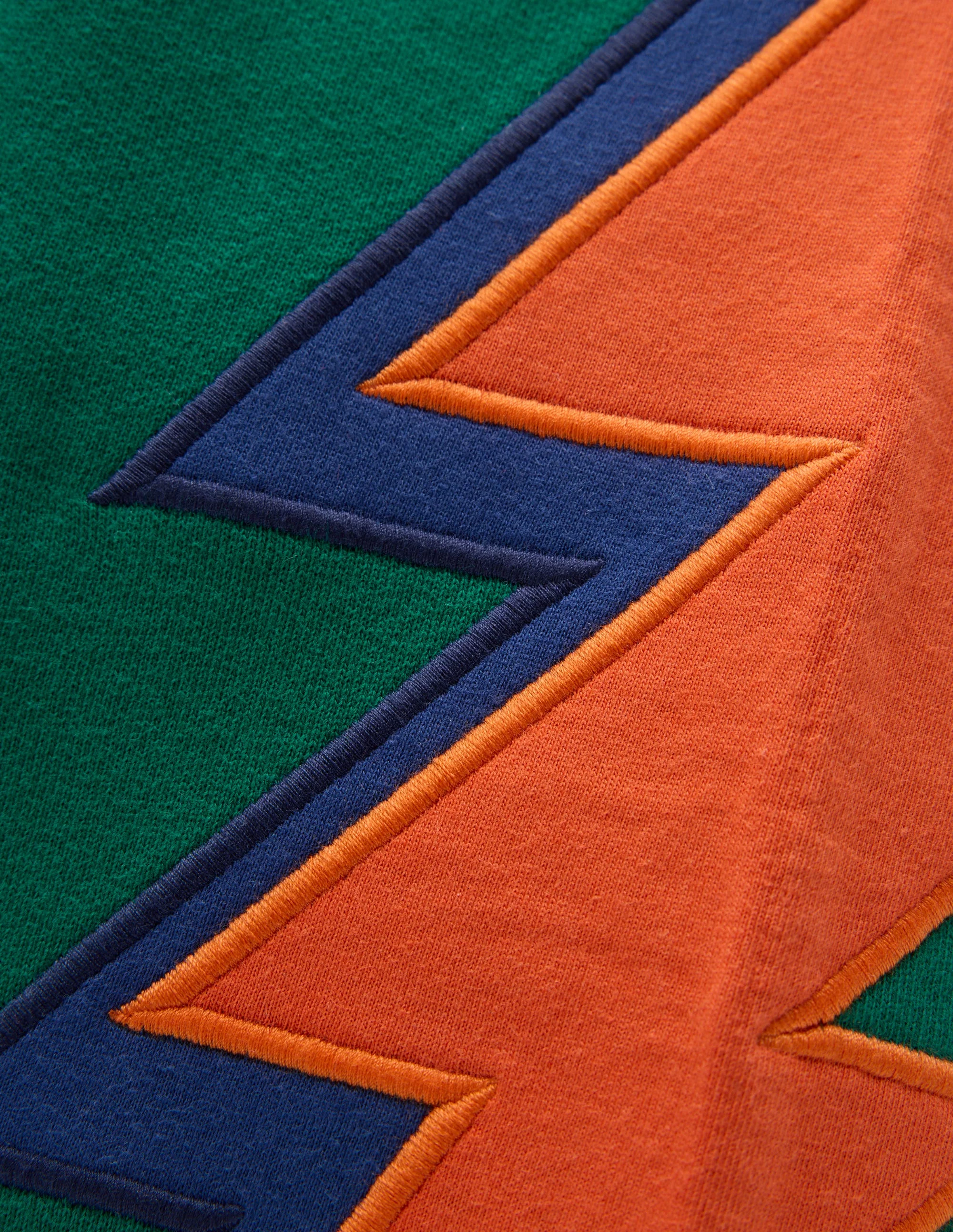 Appliqué Sweatpants-Lightning Bolt