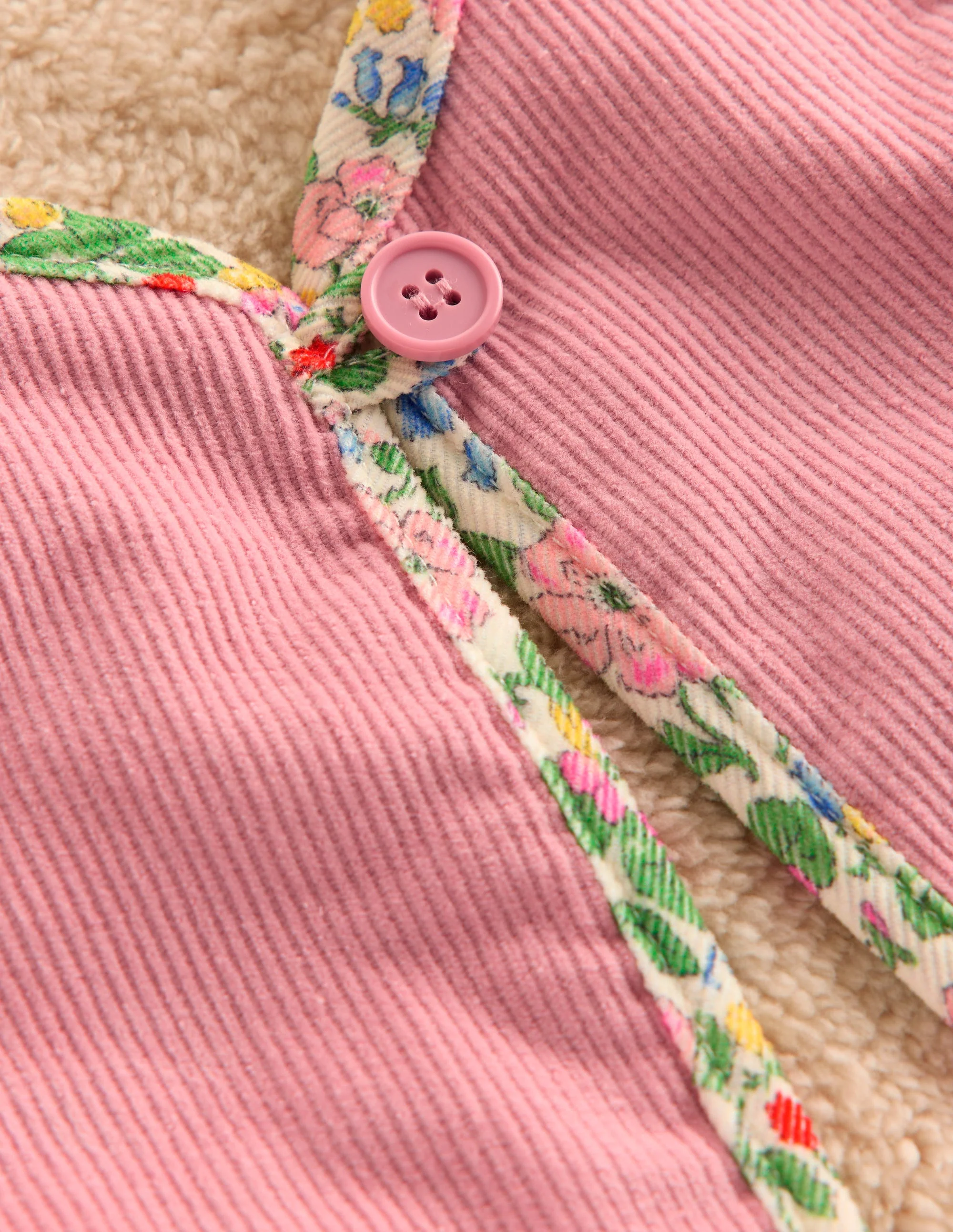 Reversible Embroidered Gilet-Zephyr/Coconut Milk