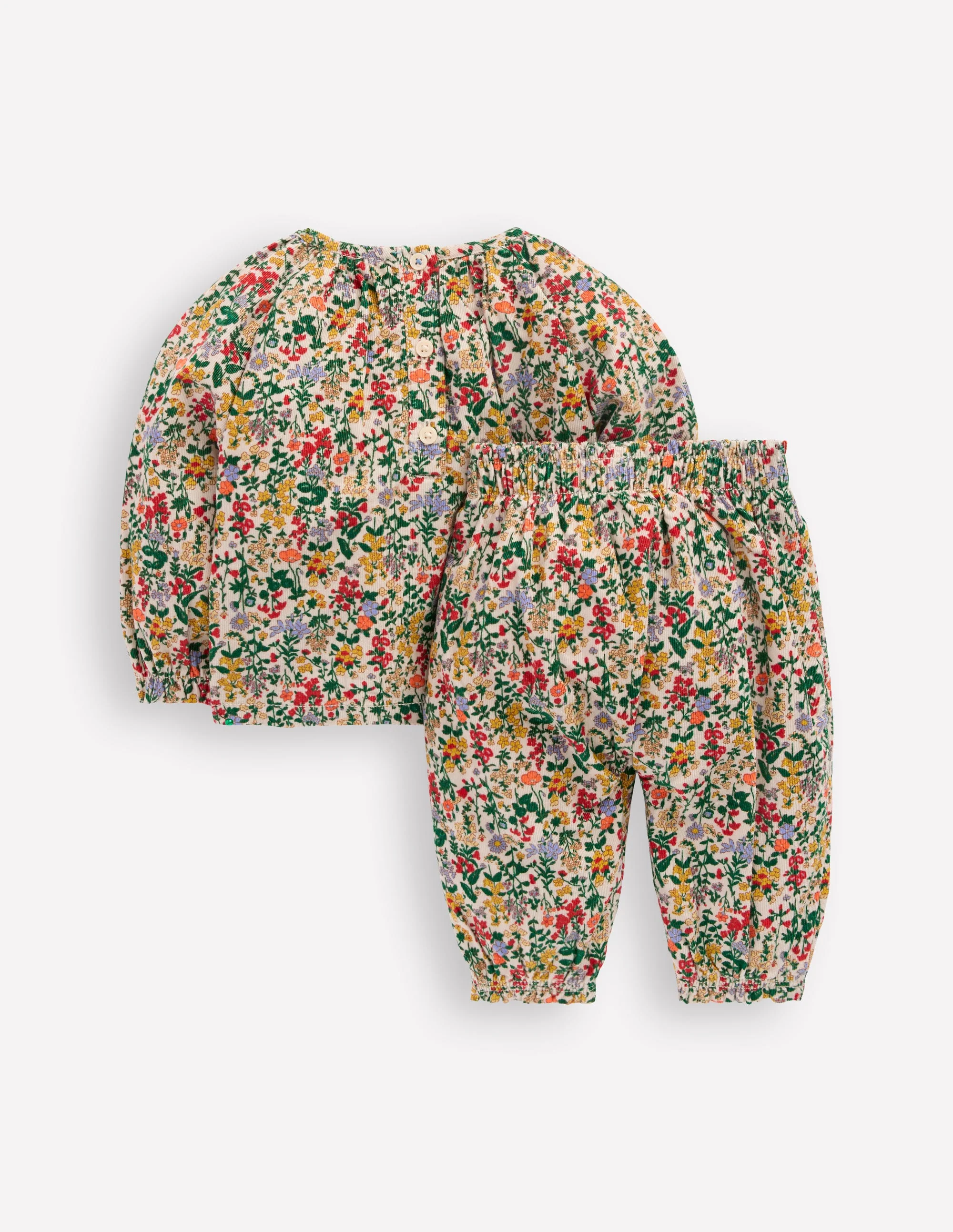 Woven Co-ord Play set-Multi Floral Meadow