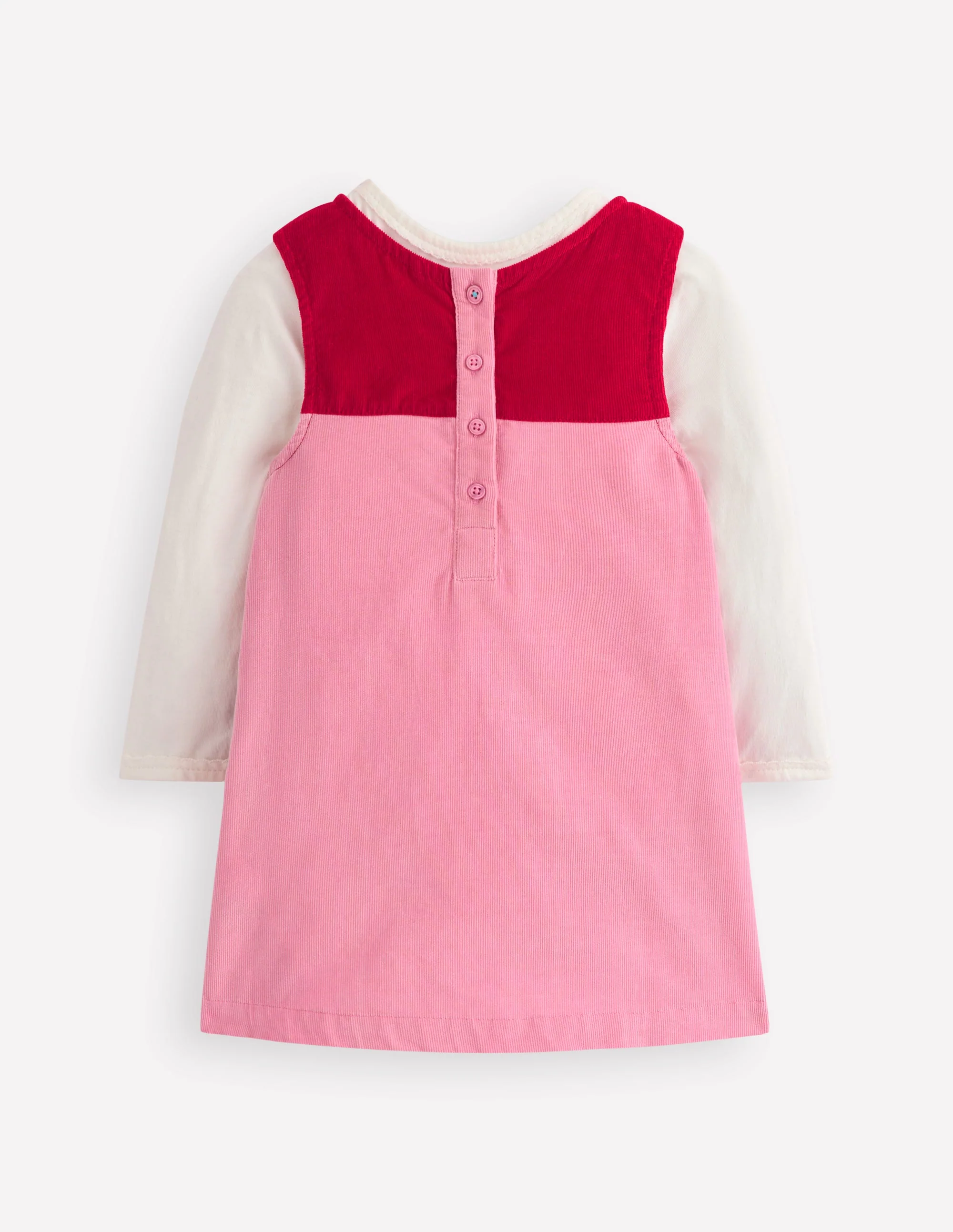 Novelty Cord Dress Set-Gingerbread House